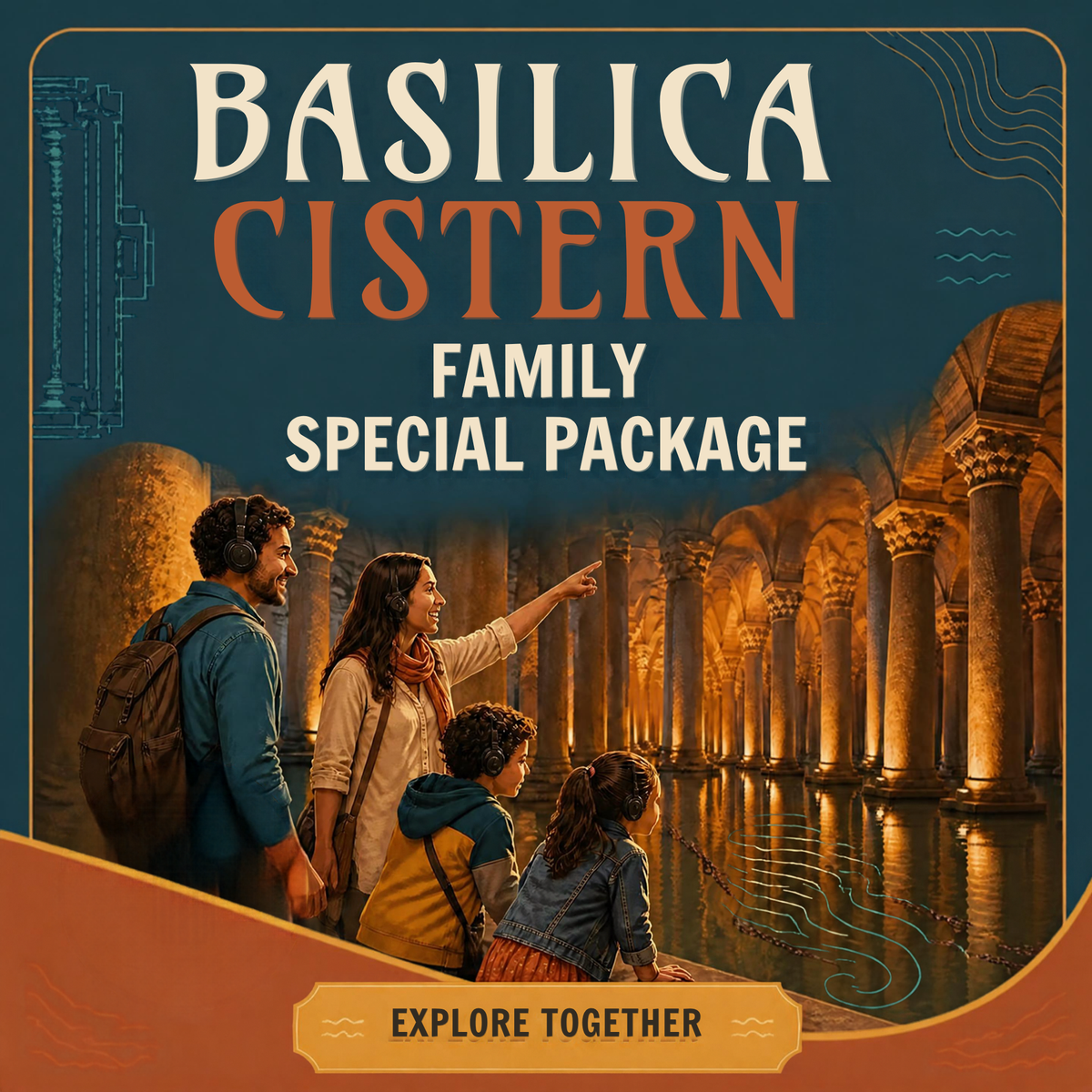Basilica Cistern Audio Tour - Family Package